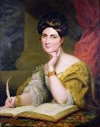 George Hayter The Hon. Mrs. Caroline Norton, society beauty and author, 1832 oil painting artist